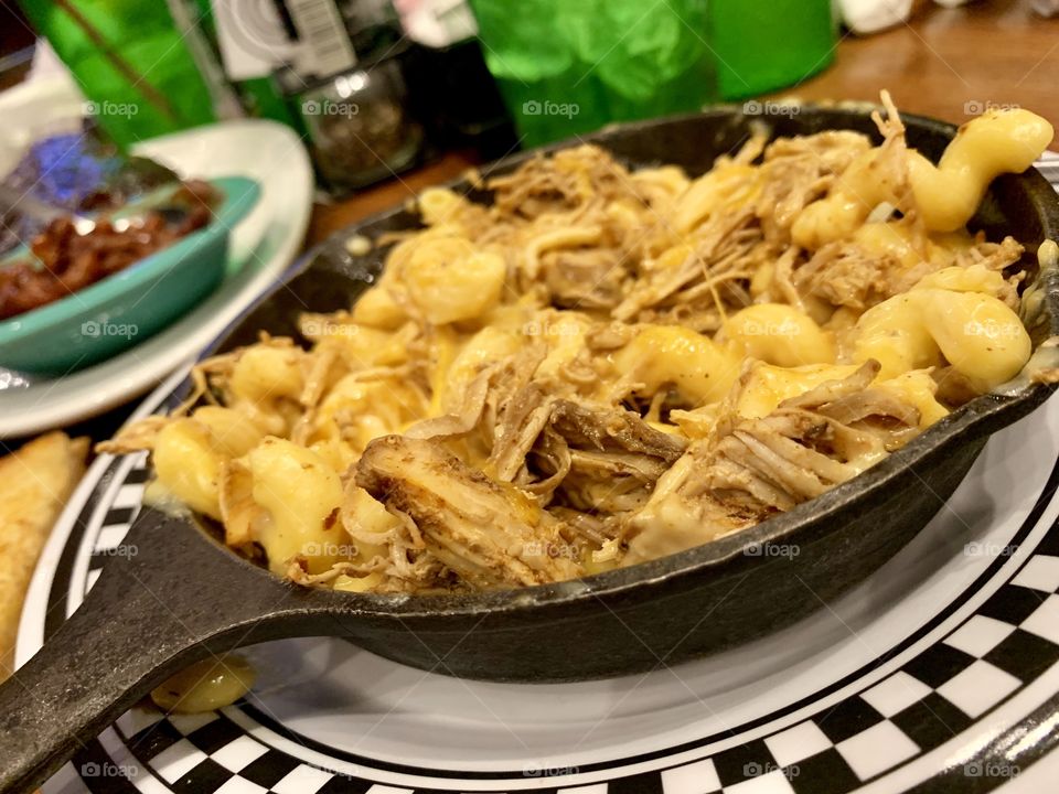 Pulled Chicken Mac and Cheese