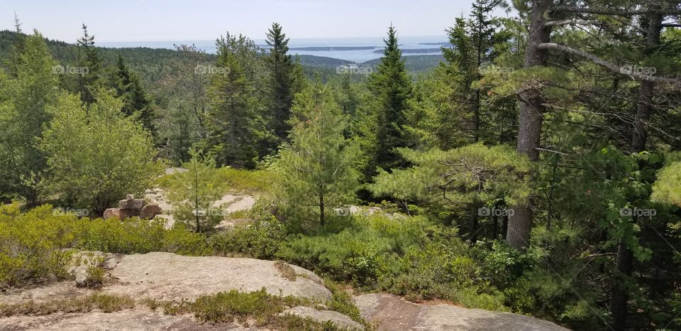Amphitheater Trail in Acadia National Park