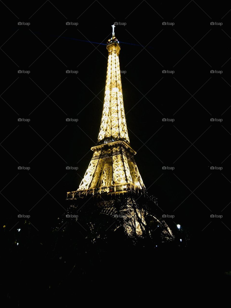 Sparking Eifel tower