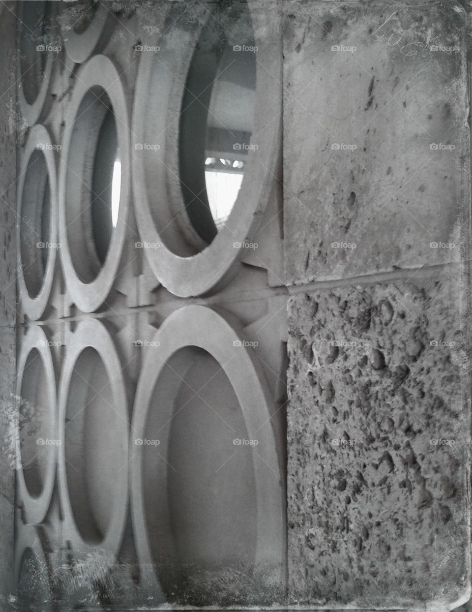 B&W Circles. Fun texture I found while strolling downtown.