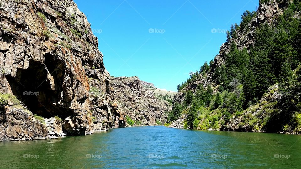 Black Canyon. This is  brief view of the Black Canyon in the Gunnison National State Park in Colorado.