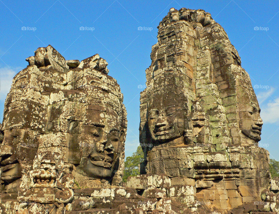 Bayon temple near Siem Reap, Cambodia