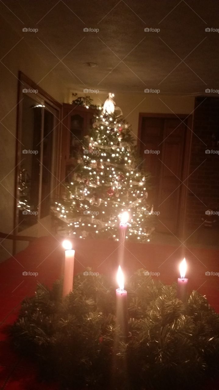 Christmas, Winter, Candle, Celebration, Snow