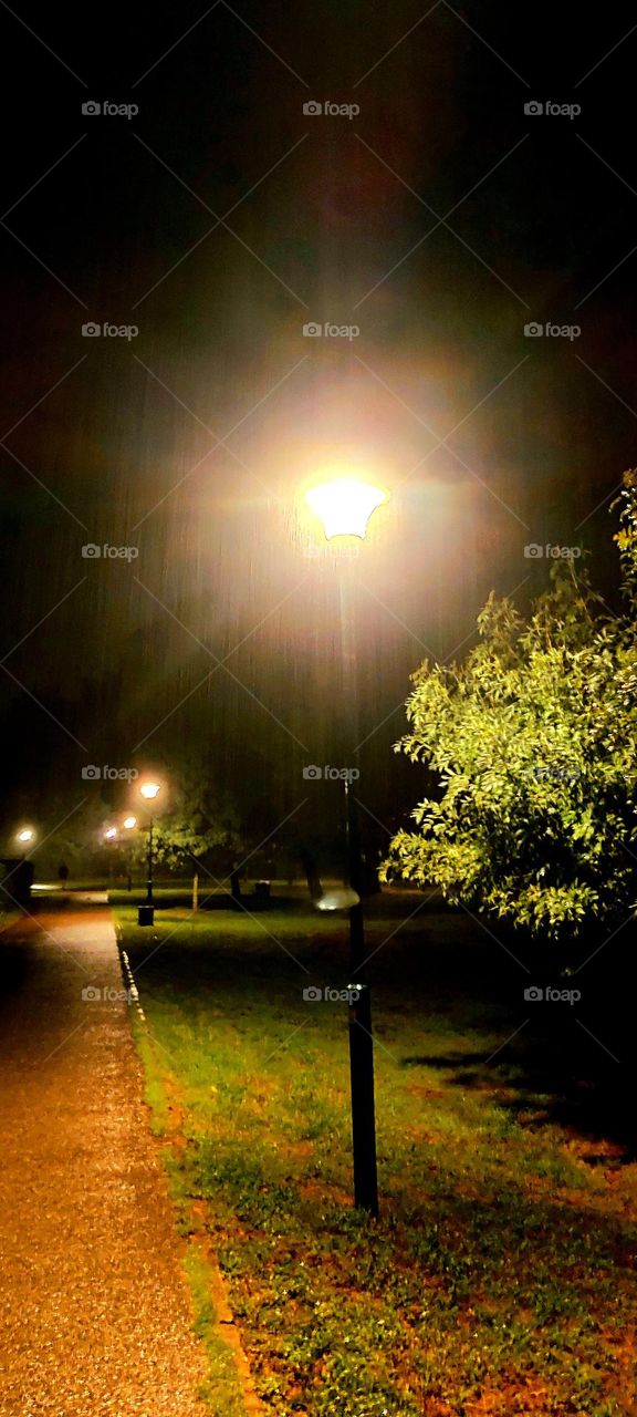 Rain starting during long walk