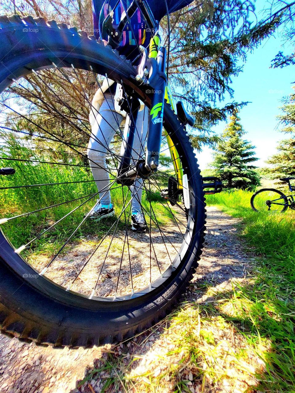 bike trip in the mountain