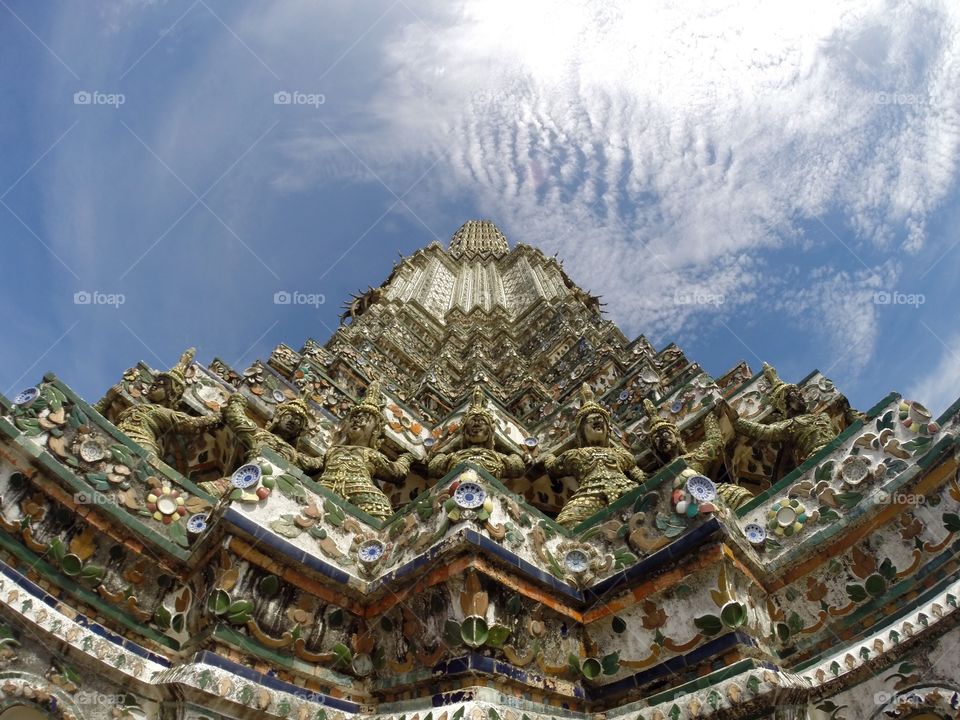 Wat Arun Temple. In Bangkok, one of the most famous temples in the world! 