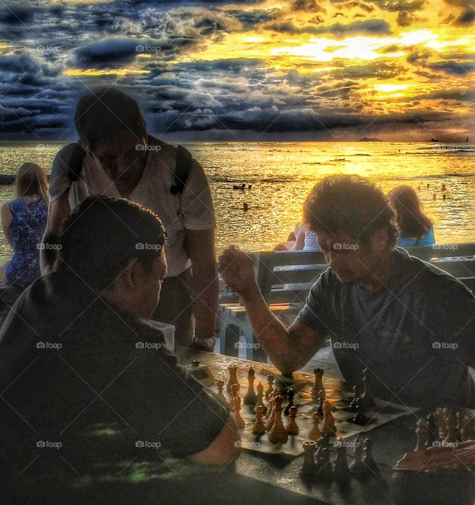 Waikiki chess players