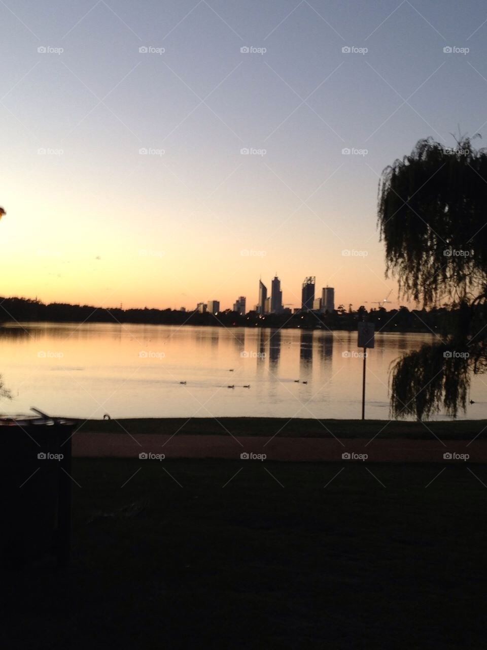 Sunset on Perth 