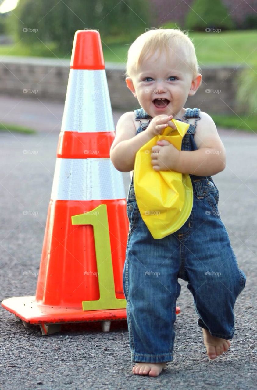 Construction Birthday Boy