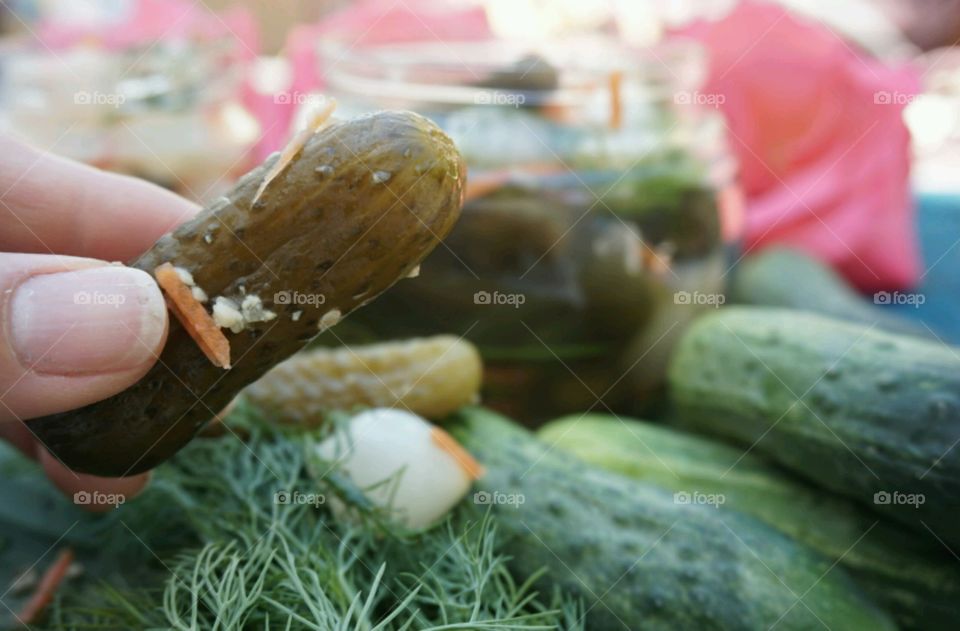 Homemade Pickles  - cucumber