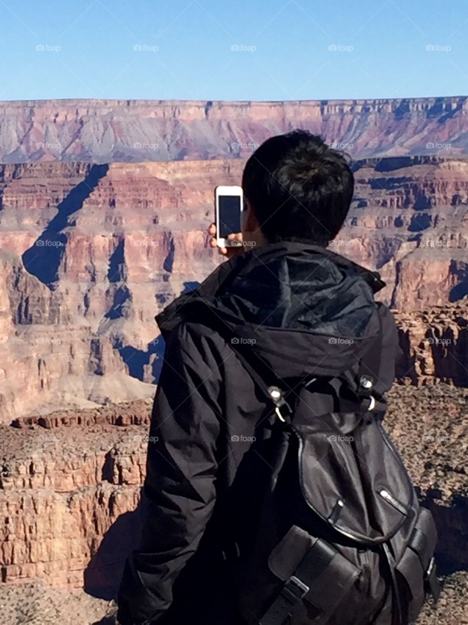 Photo op in the Grand Canyon 