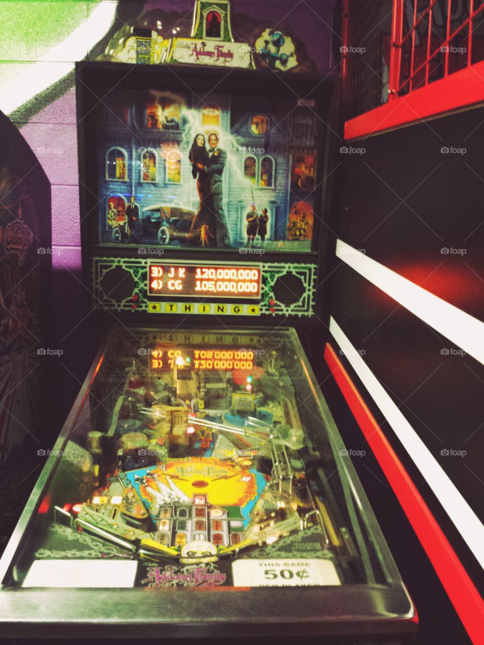 Vintage Pinball Game