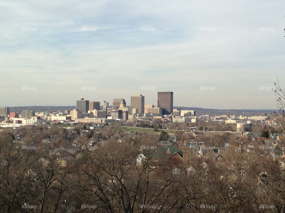 Dayton Ohio skyline