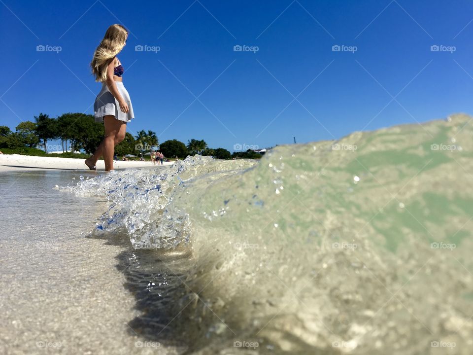 My gorgeous girlfriend in the Florida Keys enjoying a nice summer day. 