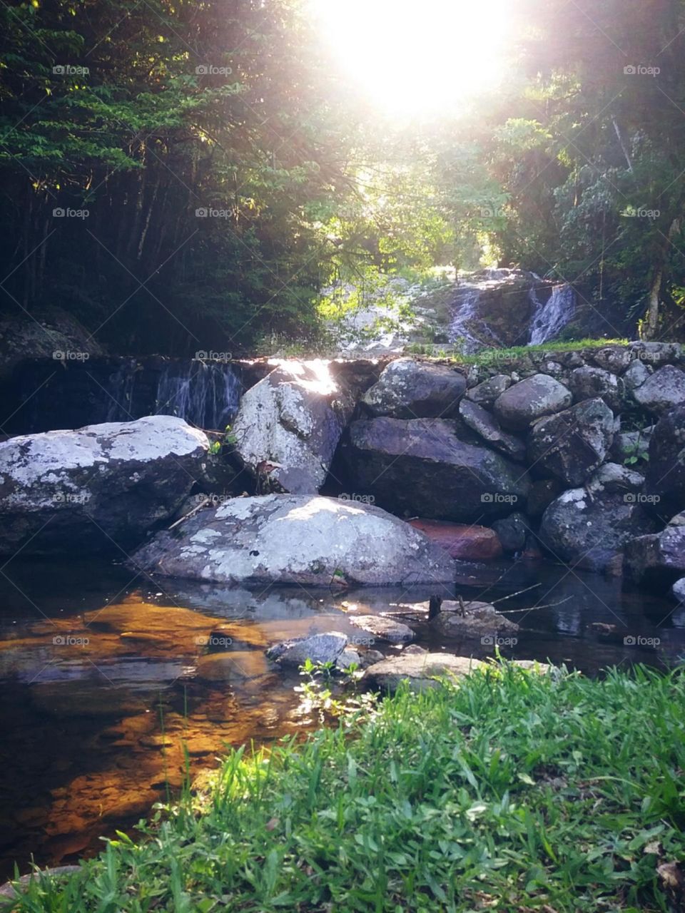 Cachoeira de luz.