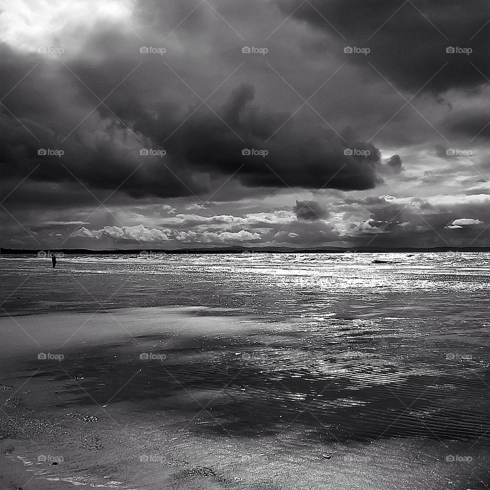 Scenic view of beach