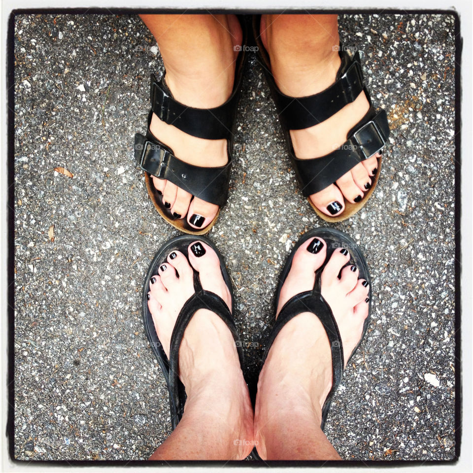 Sandal feet