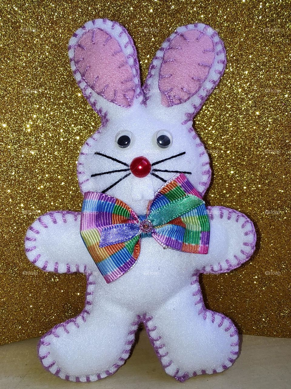 A very charming rabbit, even has a bow tie.