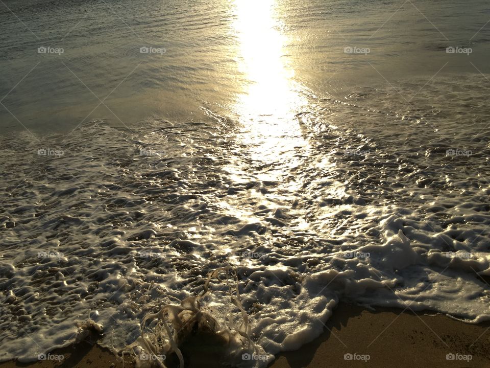 On the beach