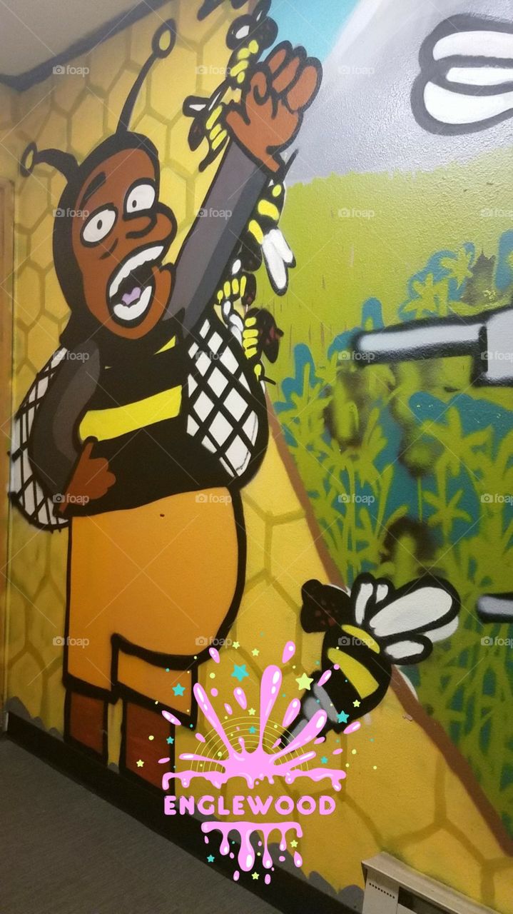 Graffiti Bathroom Art