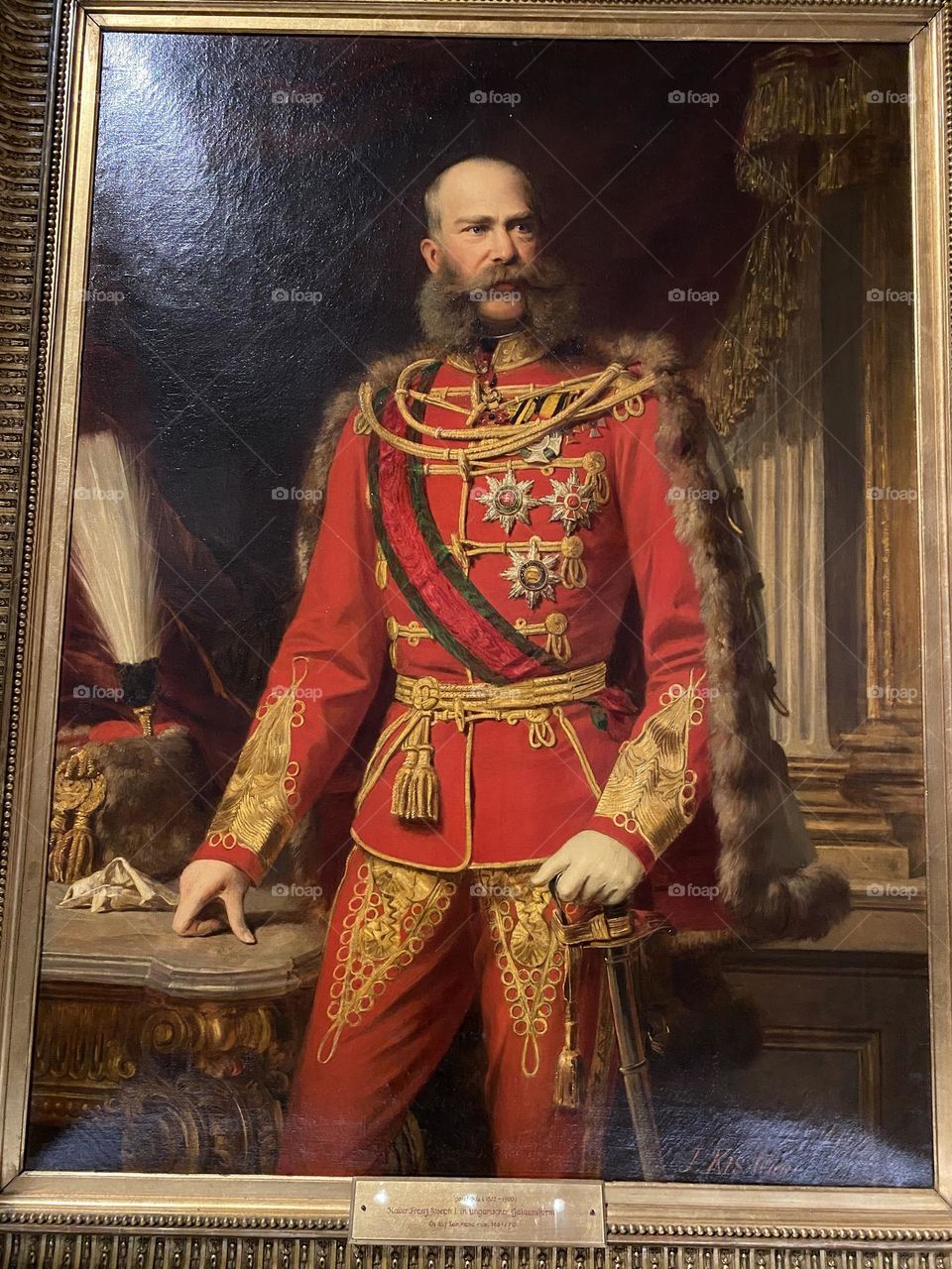 Kaiser Franz Josef in red 