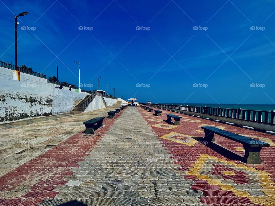 Blue sky - Park pattern - Symmetric 