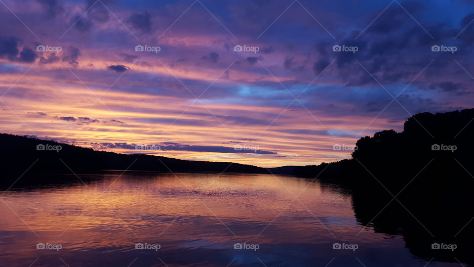 Sunset, Water, Dawn, Evening, Dusk