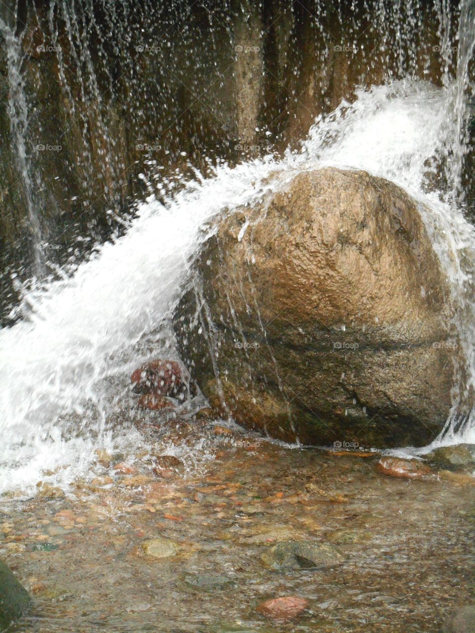 stone waterfall