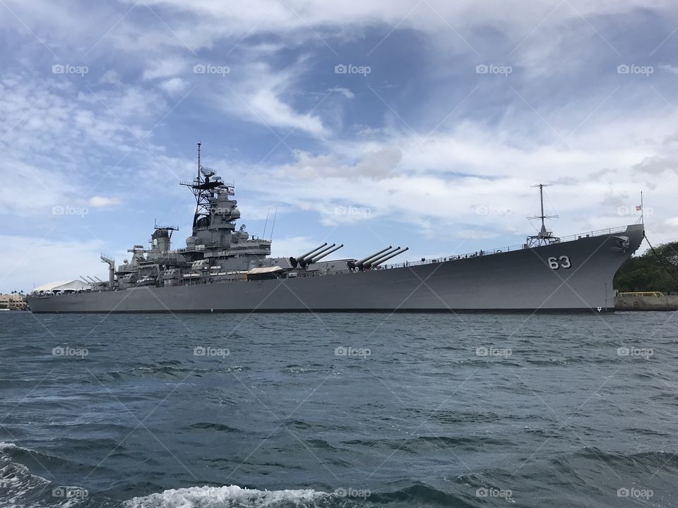USS Missouri, Pearl Harbor. 
