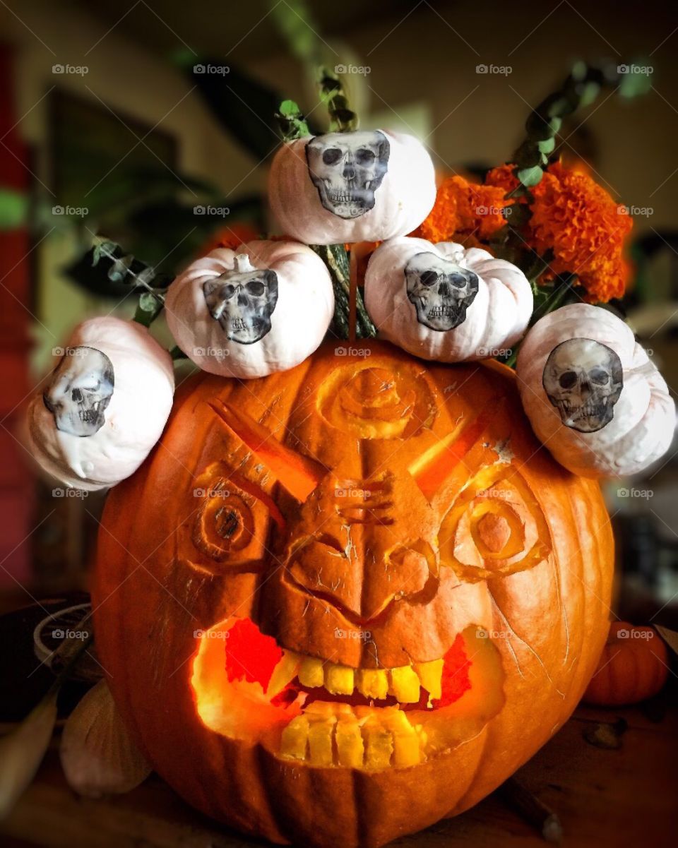 Mahakala jack-o-lantern 