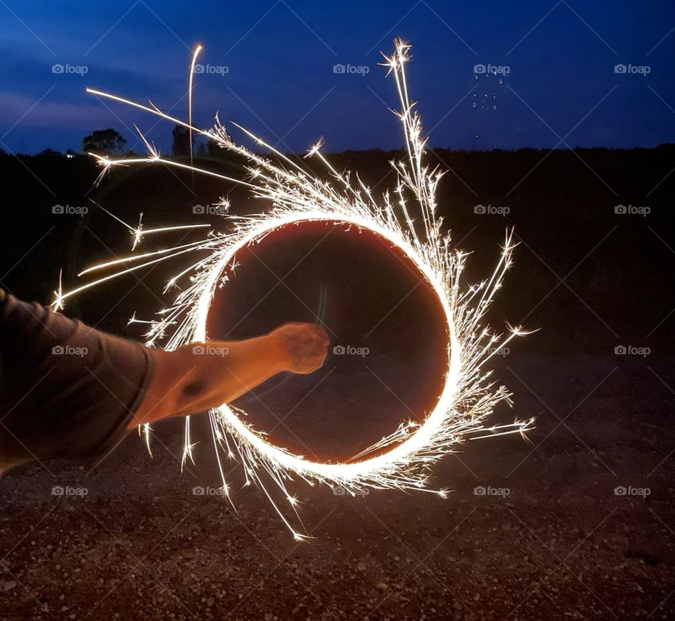 Fun with Sparklers