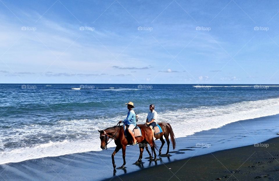 Horse riding in Bali