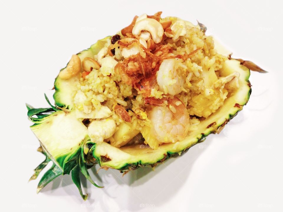 Asian Cuisine : Thai food - Pineapple fried rice 