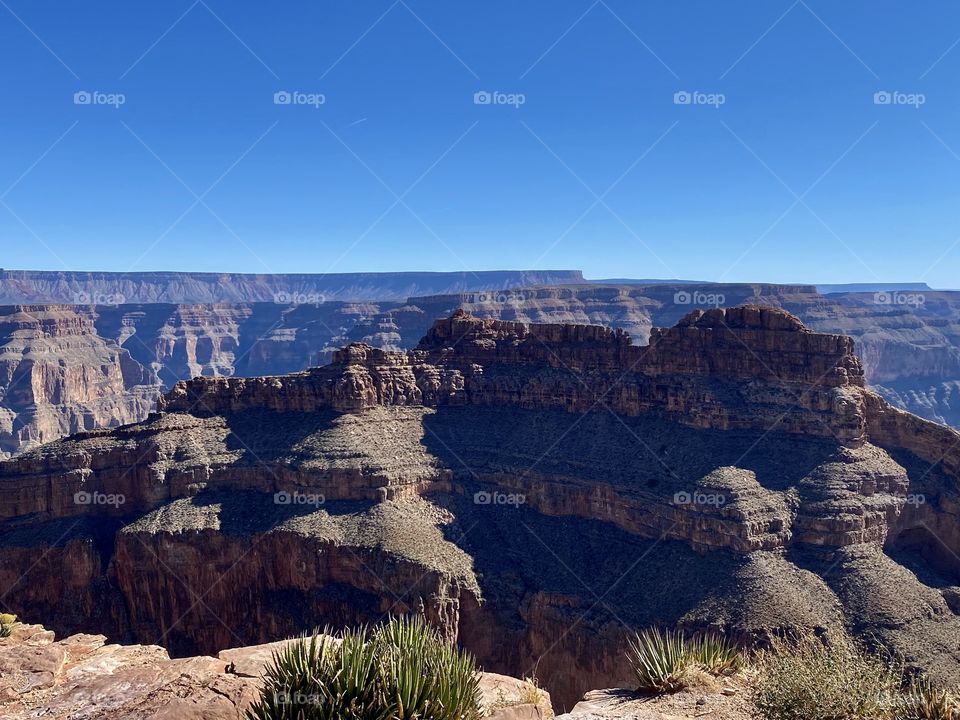View of the Grand Canyon from Eagle Point in Peach Springs Arizona 