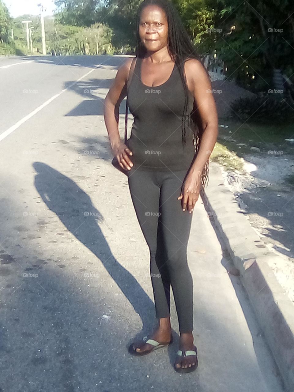 the beauty of this present picture it is early in the morning and the sun was very hot on my face.