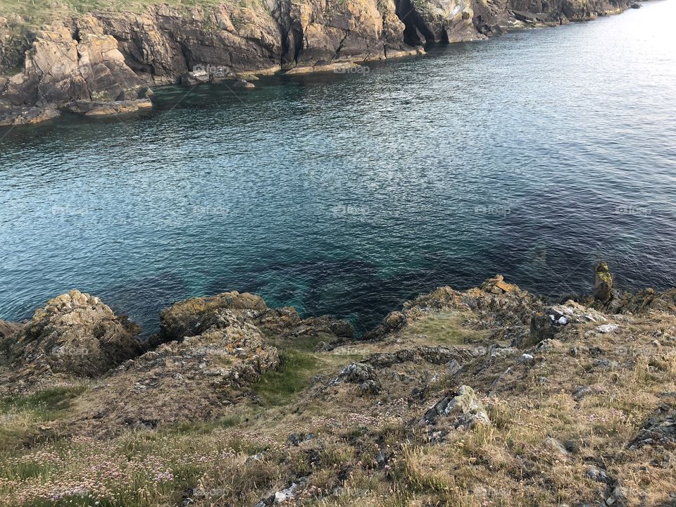 beautiful waters on the shore of Isle of Man. #Europe #UK #IsleofMan #Manx 