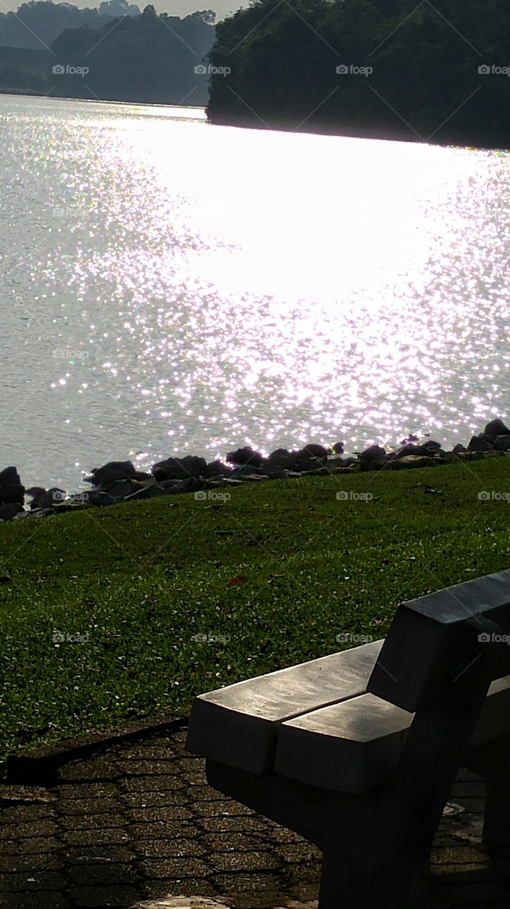 sundown. I like the quietness in this place