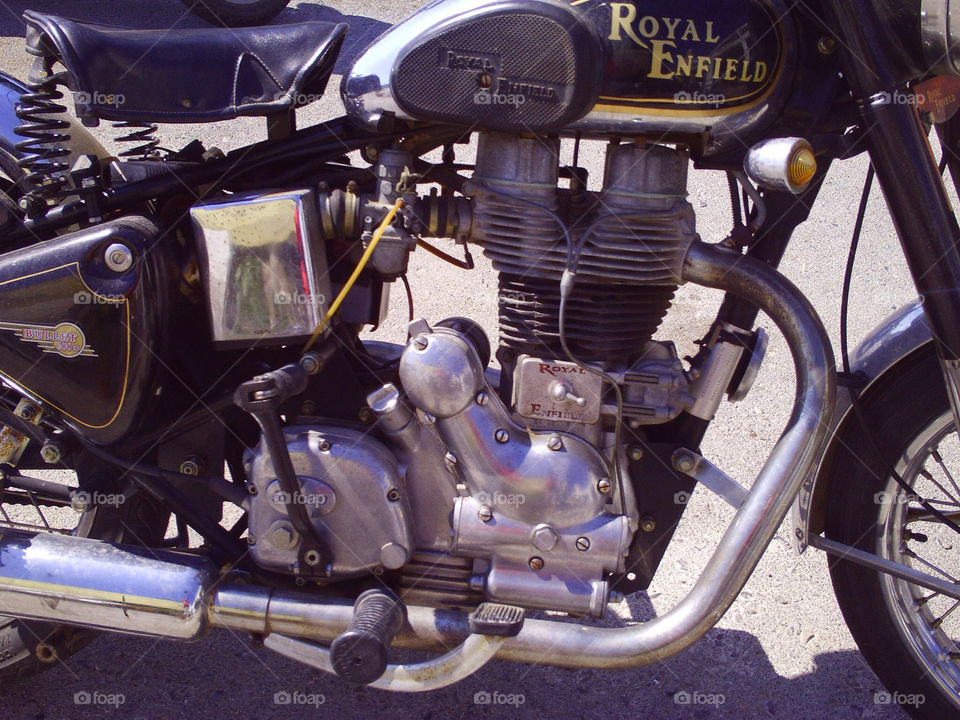 Royal Enfield engine and gearbox early 1950s
