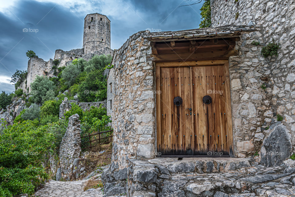 Wooden gate