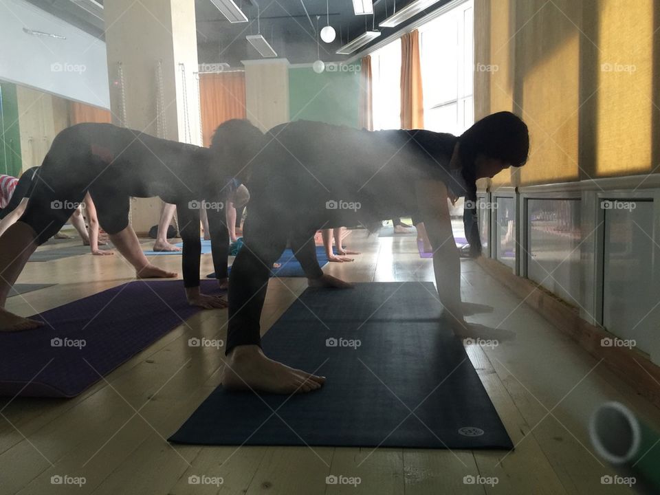 Yoga class