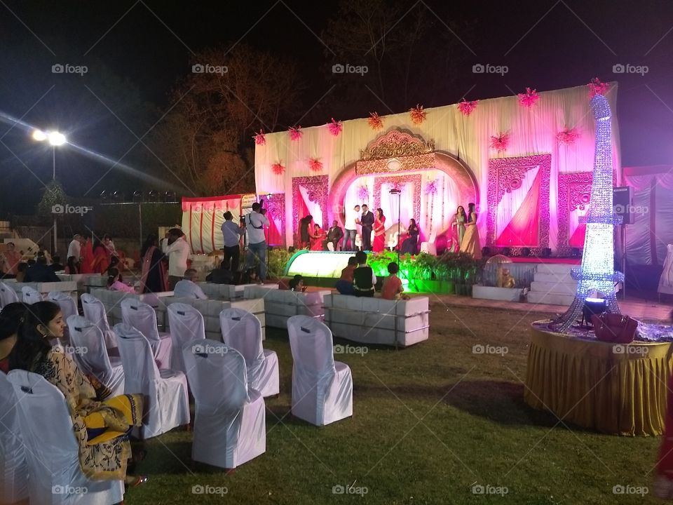 stage decoration for wedding