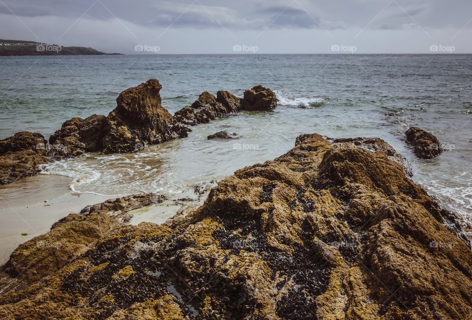 Montalvo beach, Galicia