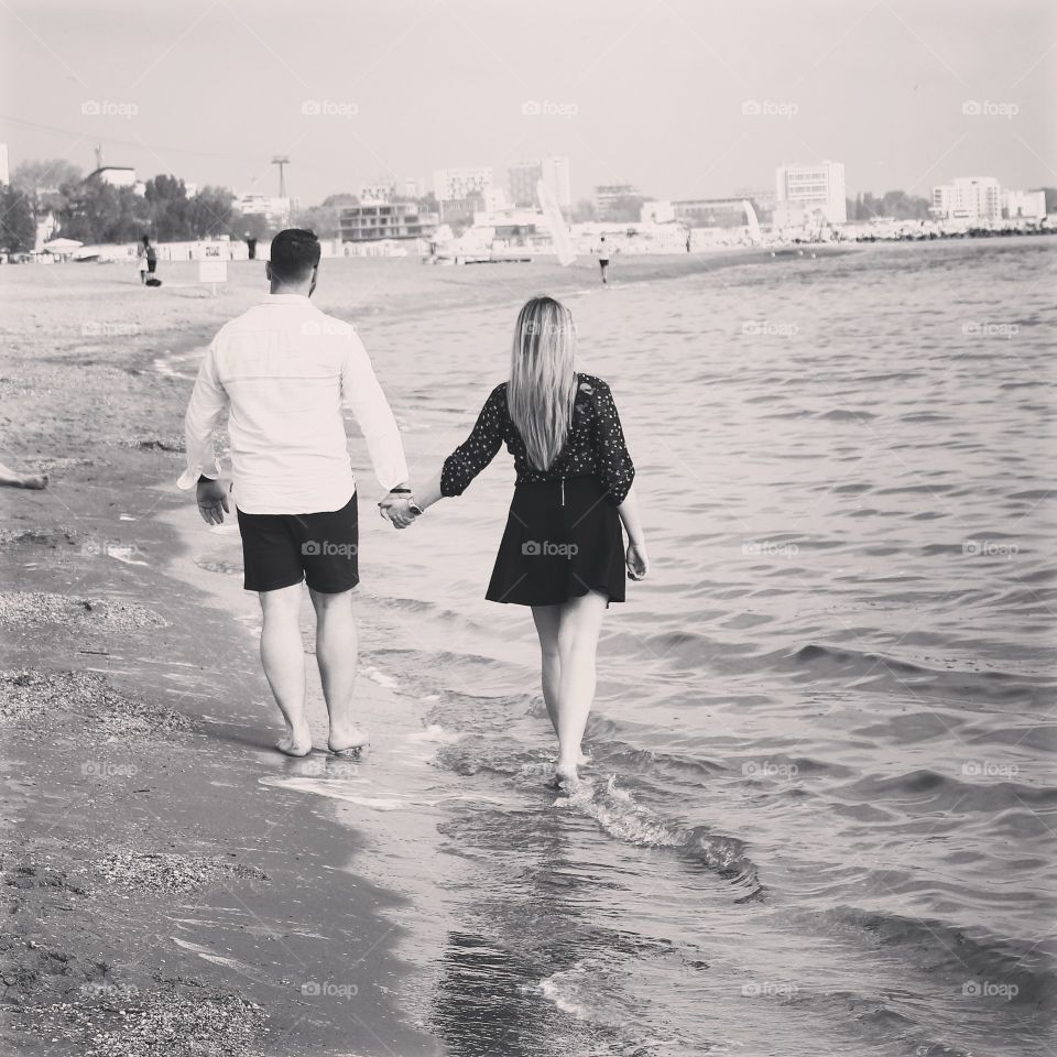 Couple at Black Sea.