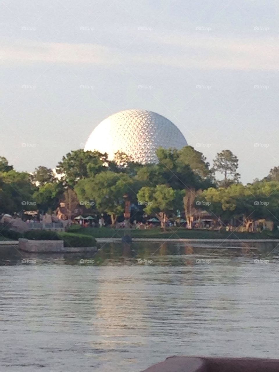 Epcot in the spring