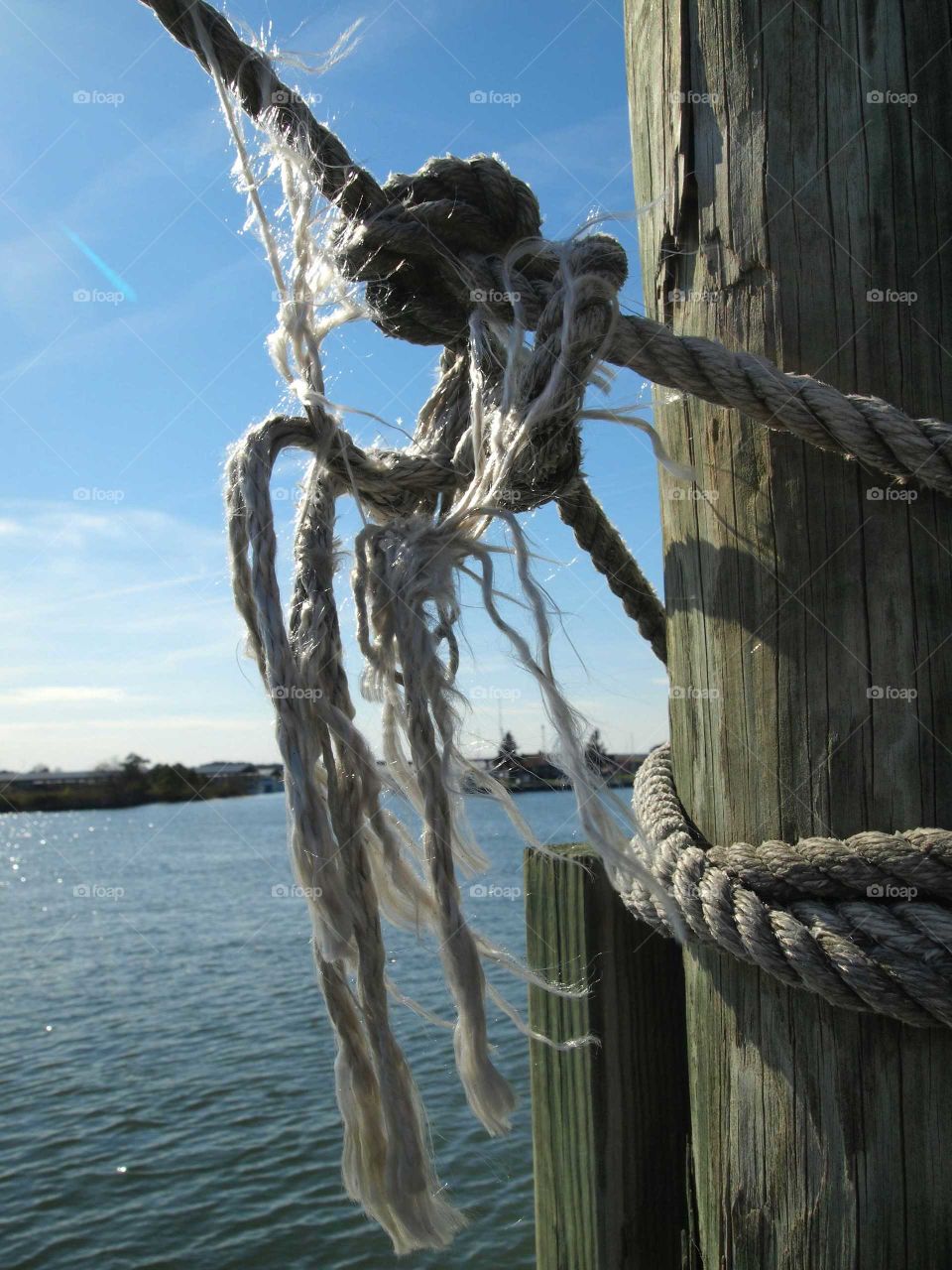Weathered Dock Rope