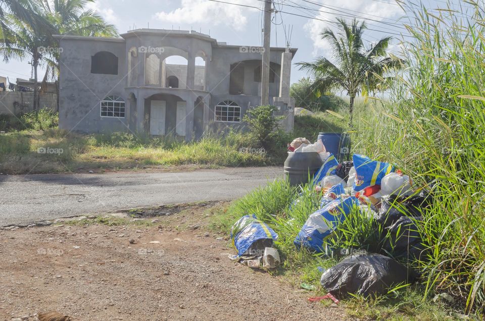 Garbage By The Roadway