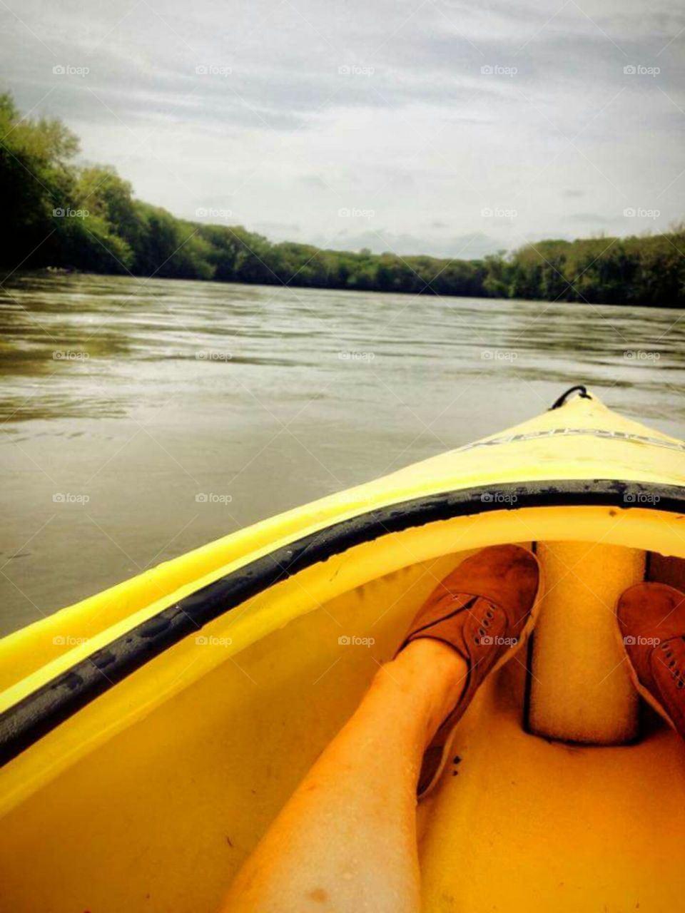 Yellow Kayak