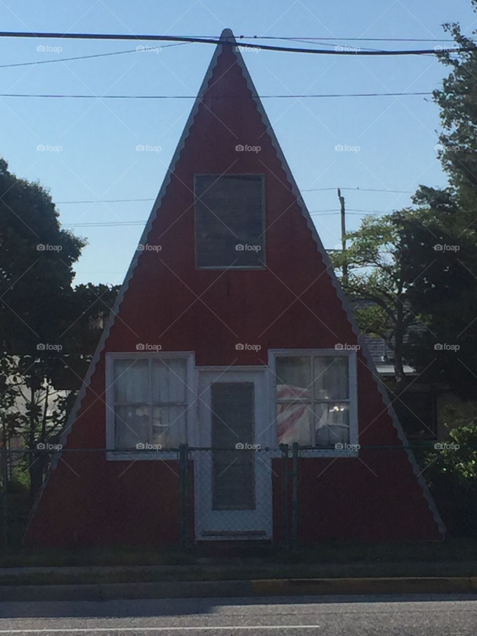 Triangular house