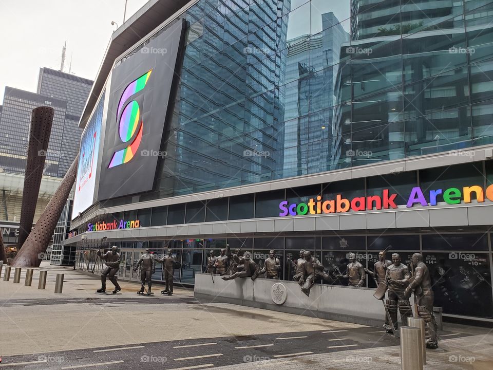 ice hockey  sculptures