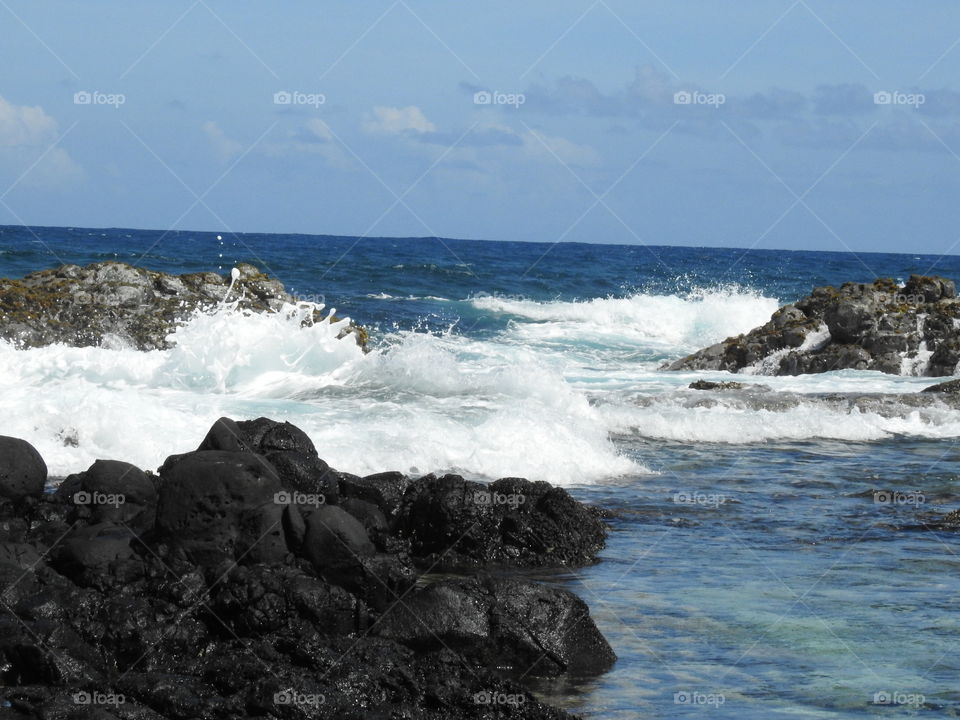 As the waves come in